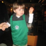 Starbucks Children:  One Shot Chocolate, One Shot Annoying